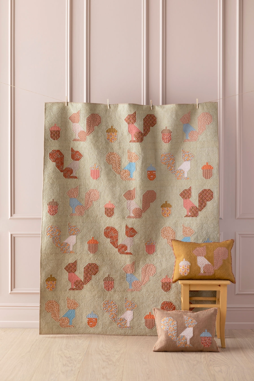 Tilda Patchwork Stoff Baumwolle - Creating Memories - Woven Polkadot Ginger